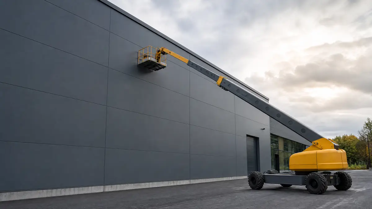 Boom Lifts jobsite access in Omaha